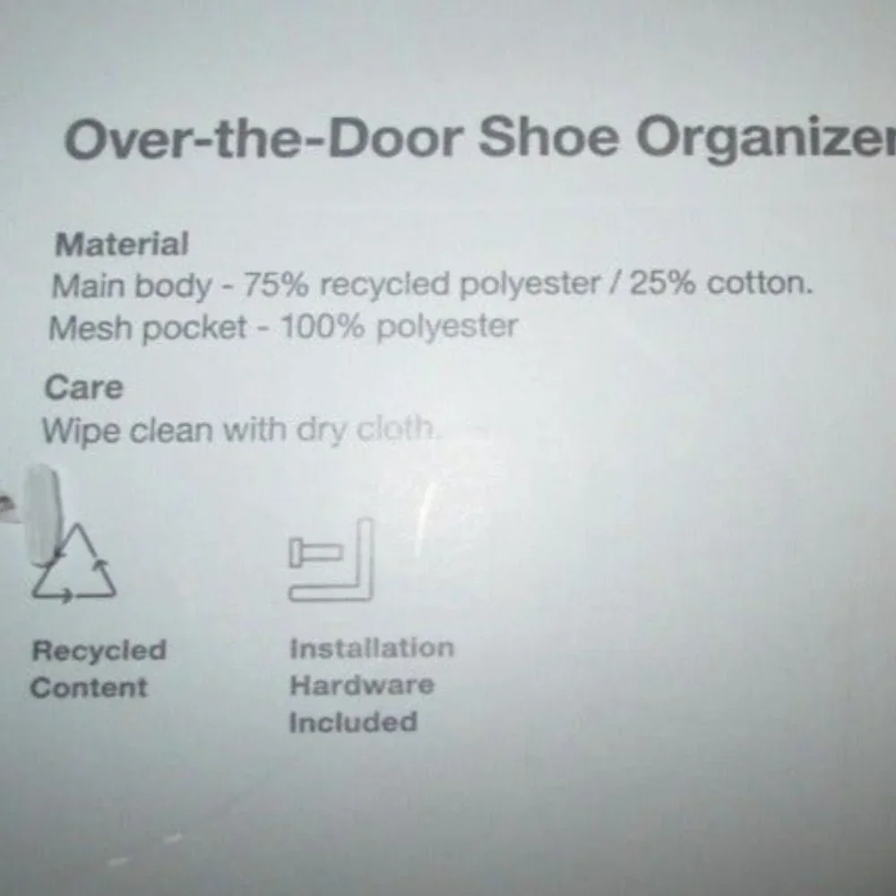 Over-The-Door Shoe Organizer